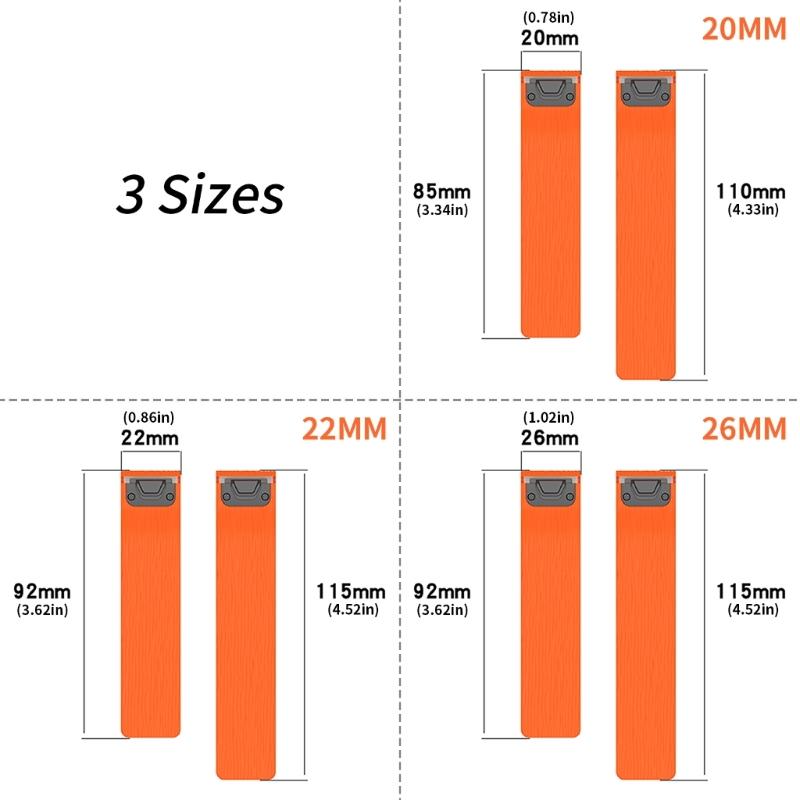 20mm/22mm/26mm Wristband Straps for 5 6X 7 8 6 Quick Release Band Sweatproof Bracelets Magnetic Belt Silicone Band