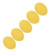 5pcs Silicone Hand Grip Ball Wrist Exercise Strength Training Massage Grip StrengthenerYellow (15
