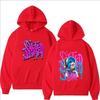 Arcane Jinx Fashion Harajuku Hooded Anime Print Kawaii Long-sleeved Cartoon Fleece Clothes Sweatshirts Women Men