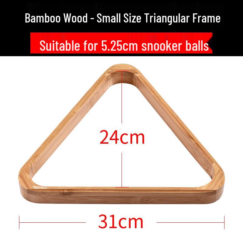 Bamboo Billiard Triangle Rack