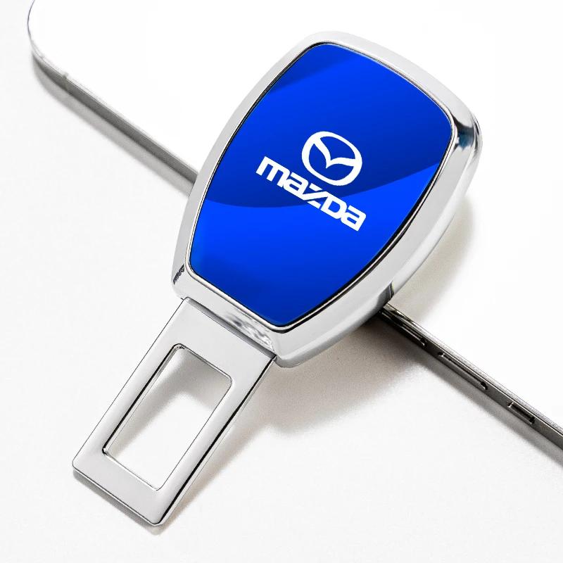 2025 Hot 1Pcs Car Seat Belt Clip Extender Lock Buckle Plug For Mazda 2 5 CX3 6 CX9 3 MS GJI CX30 BM MX5 CX5 BN GL CX7 MX3 GH BK
