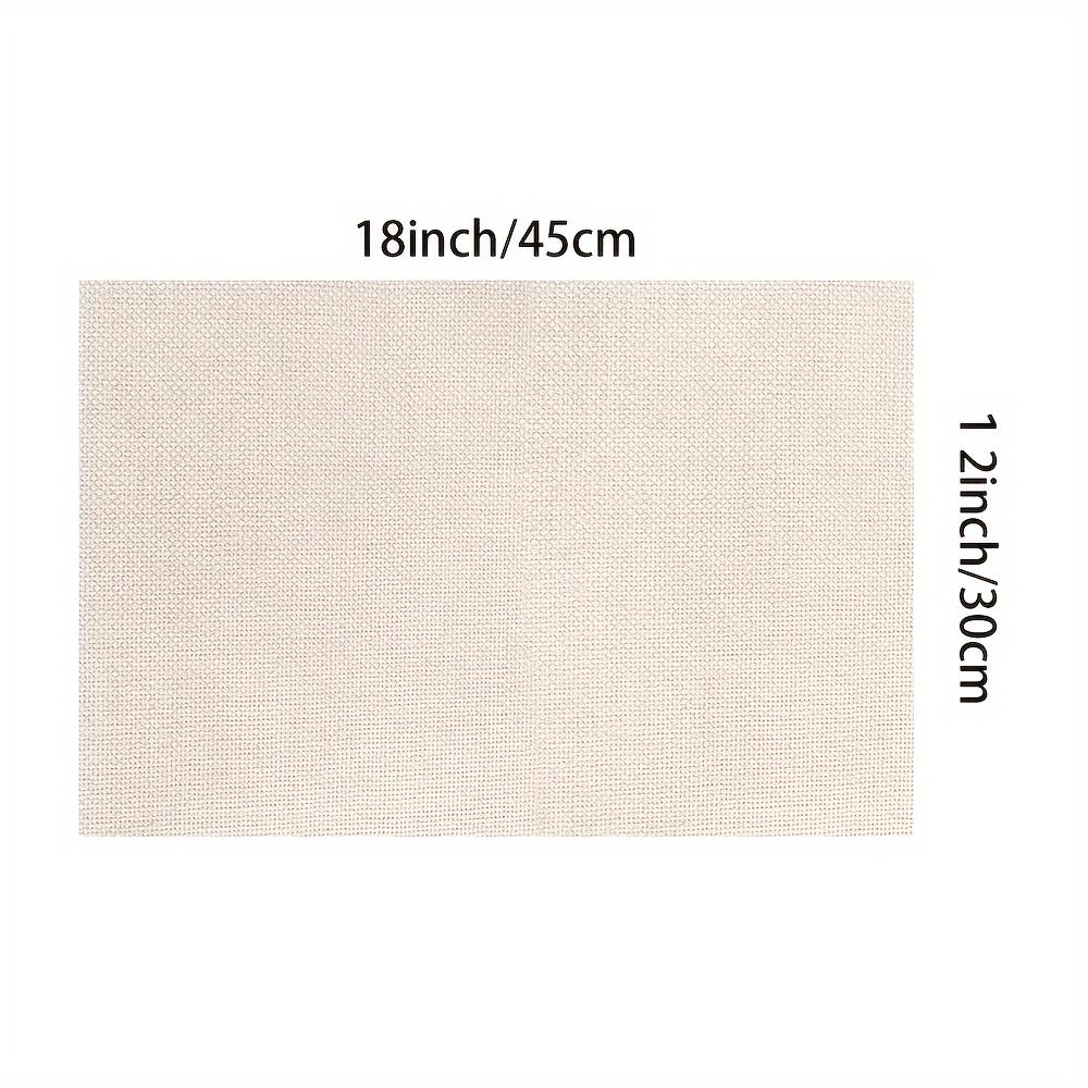 4/6pcs Light Luxury Wood Grain Texture Linen Placemat Waterproof Oil Resistant Easy to Clean Dining Table Decoration