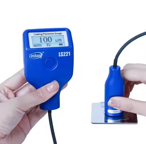 LS221 Coating Thickness Gauge Digital Metal Thickness Meter Measuring Range 0.0-2000um 0.0-2000μm
