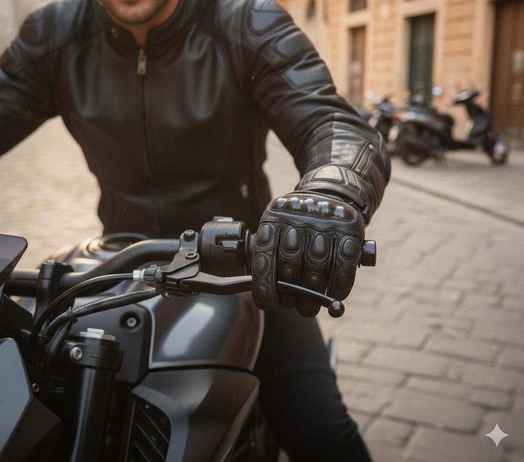 Termal Su Geçirmez Motosiklet Eldiveni Karbon Eklem Koruması