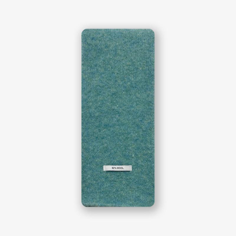 Soft Circle Solid Color Knitted Small Scarf for Women Soft Atmospheric Woolen Scarf