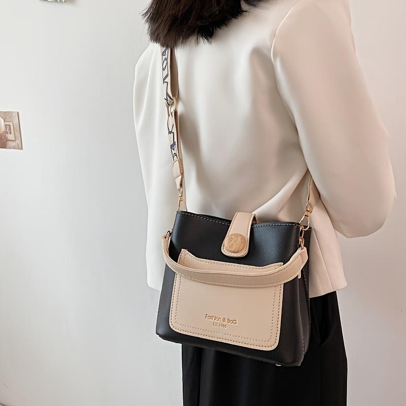 Mini Fashion Umhängetasche, Trendige Schulter-Bucket-Bag, Damen Freizeit Handtasche & Geldbörse