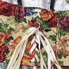 European & American Retro Floral Camisole: French Slim-fit Bustier Corset