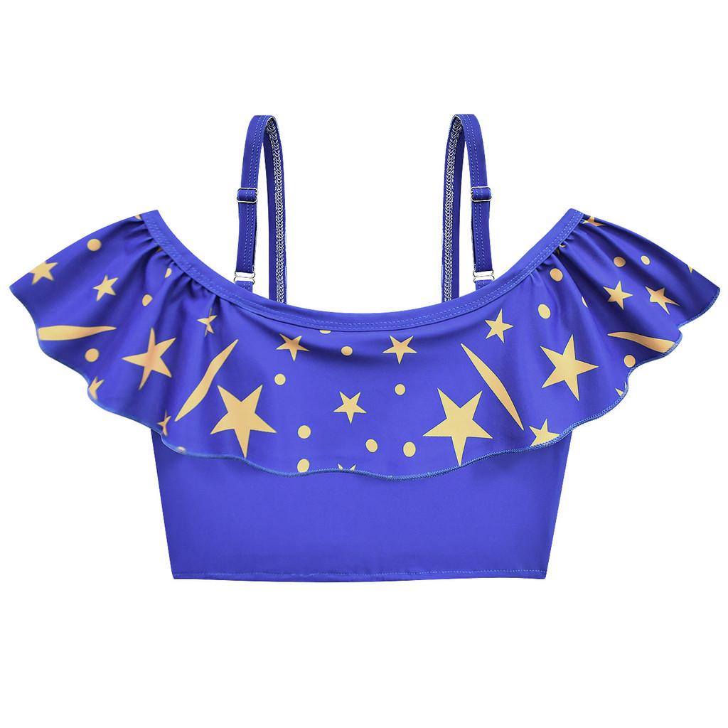 20872 Bambina Ragazza Lily Lovebraids Stampa Spalline Senza Maniche Costume da Bagno Top Gonna Set