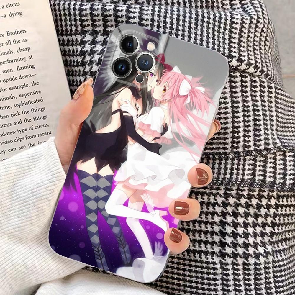 Puella Magi Madoka Magica Phone Case For IPhone 16 15 14 13 12 Mini 11 Pro XS Max X XR SE 6 7 8 Plus Soft Silicone Cover