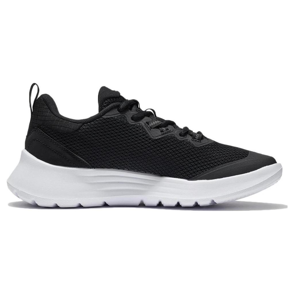 Li Ning Reflective Slip Resistant, Abrasion Resistant, Breathable Low Top Casual Running Shoes Women's Black White ARST090-1