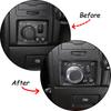For Hummer H3 2005-2009 Aluminum Alloy Silver/Red Car Modeling Center Control Knob Ring Trim Cover Car Interior Accessories