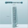 Compact Dual-Use Folding Hair Comb for Women - Ideal for Home, Dorm, and Travel