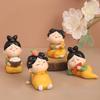 1 Pcs Resin Handicraft Gift Cute New Chinese Retro Cartoon Office Decoration Car Decoration
