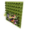 64 Pockets Vertical Outdoor Garden Felt Plants Flower Growing Bag Wall Hanging Planter (Green)