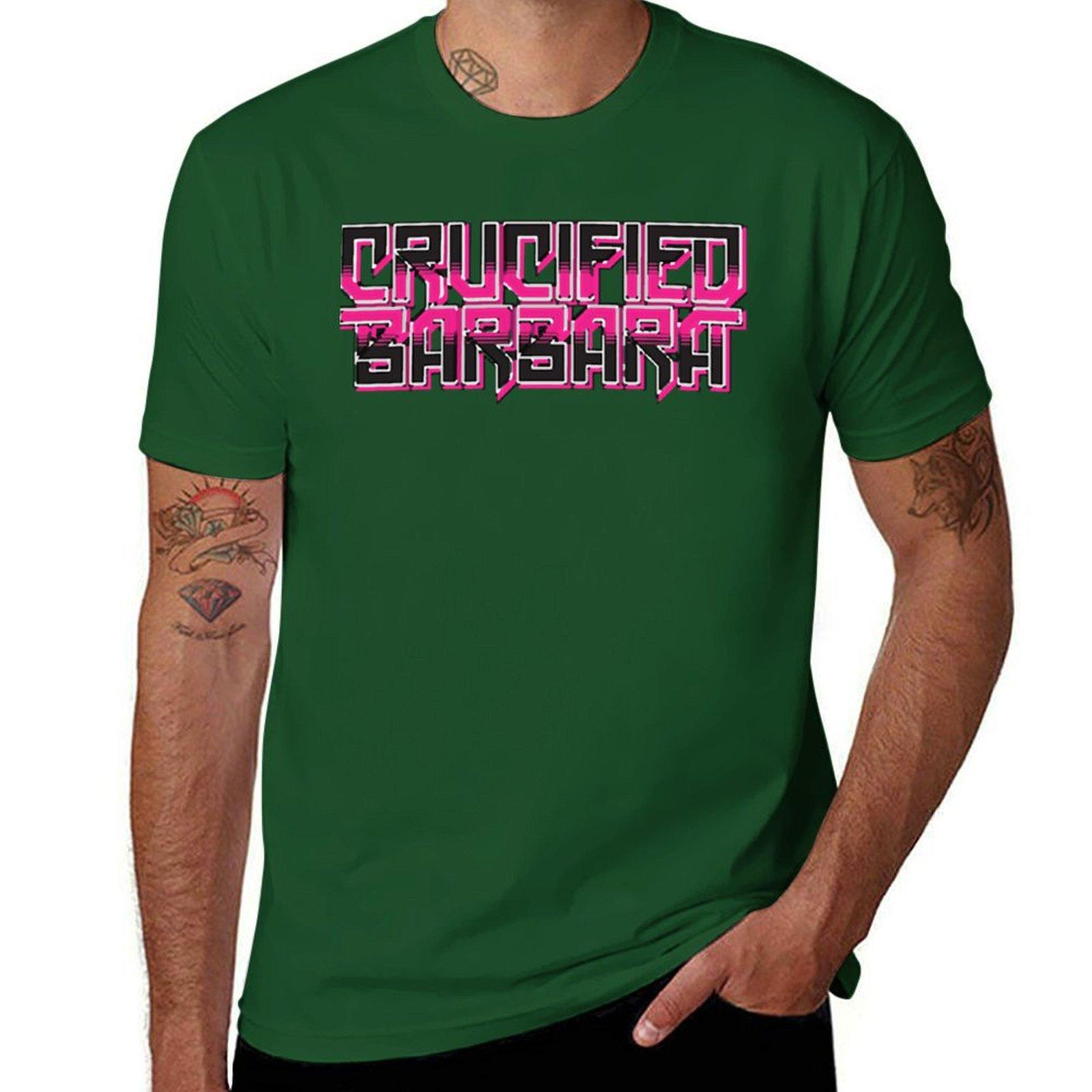 Crucified Barbara Band Rock Swedish T-Shirt heavyweights plus sizes summer tops mens tall t shirts 4XL
