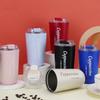 14oz Stainless Steel Insulated Cup Double-Layer Vacuum Direct Drinking Coffee Cup Creative Car Portable Water Cup Water Bottle YLE432