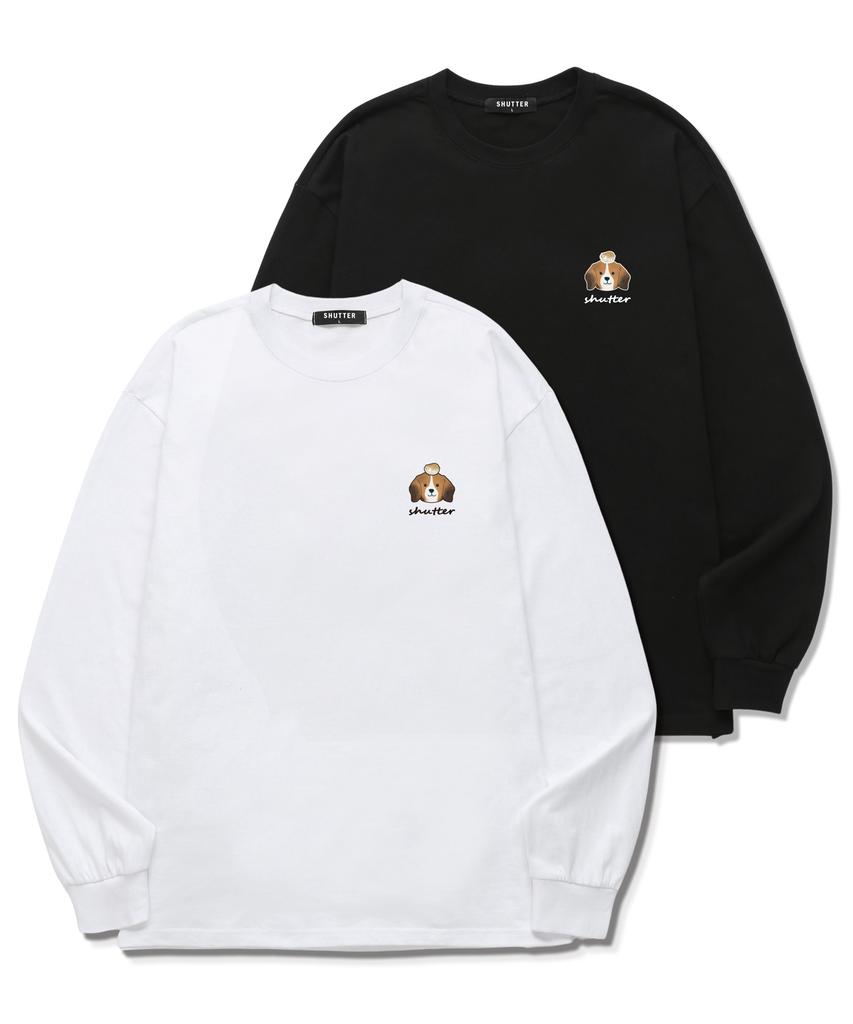 SHIRTER Puppy Hamster Long Sleeve (Sls013) White