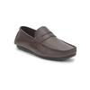 Liberty Fortune AVN-62E Herre Formelle Loafers uten lisser - Svart, Brun - Syntetisk Lær Slip-on med Polstret Fotseng - Stilig Kontorfottøy