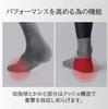 Палурде JushinSOX Короткие гравитационные носки размера LL, сделано в Shock Grip S0012, темно-синие, (27-29см), Япония, Носки с регулировкой мышц, Пятипалые, Амортизирующие,