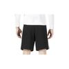 Adidas Logo Embroidered Elastic Waist Striped Straight Breathable Shorts Men Bottoms Black IC9435