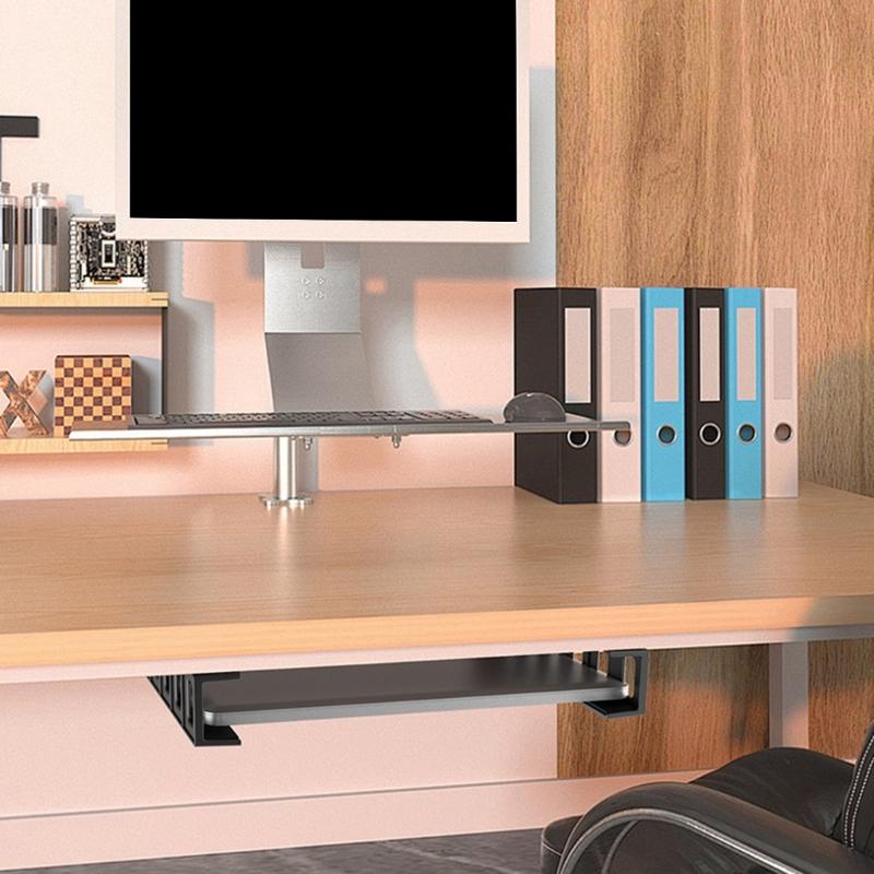 Heavy Duty Metal Computer Stand For Laptop Studio Vertical Under Table Installation With AntiScratch Protections