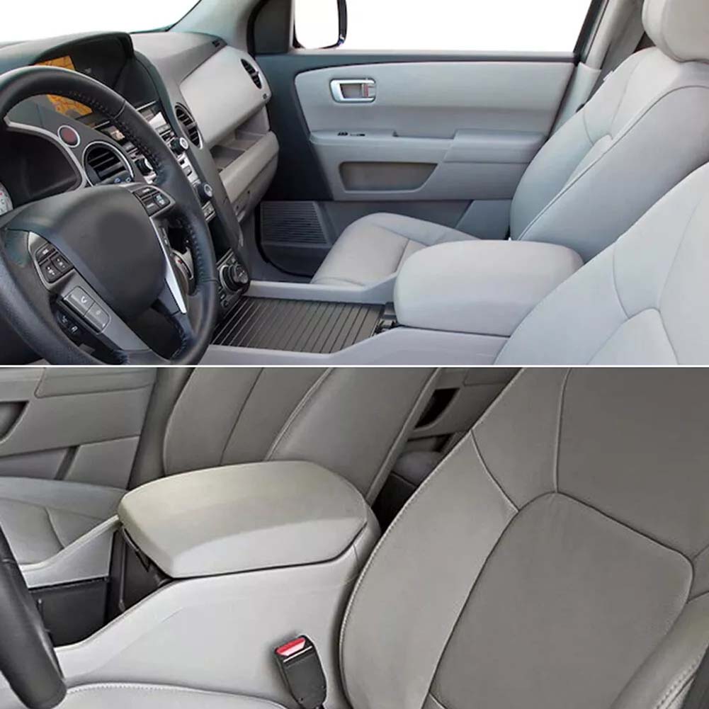 Car Armrest Cushion Center Console Lid Car Interior Accessory Anti-corrosion Easy To Use For Honda Pilot 2009-2015