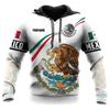 2025 Europe, America, Europe and America men's sweater Mexico logo boys sweater 3D printing autumn and winter hooded sweater