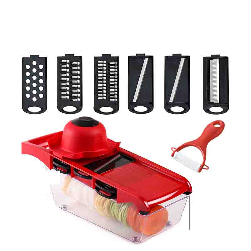 Patatas Rectangulares Ralladas, Verduras Ralladas, Cortador de Verduras para Cocina Doméstica