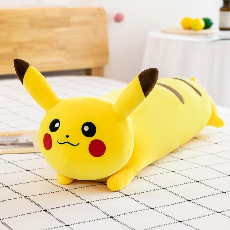 Pikachu Doll Plush Toy Throw Pillow Girl Sleeping Bed Doll Long Legs Rag Doll Birthday