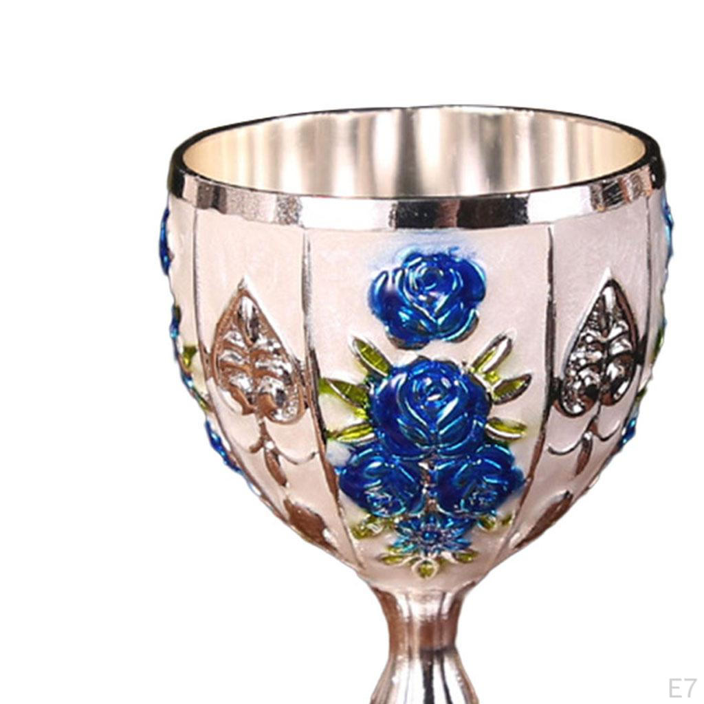 Goblet Embossed Cup Elegnt Drink