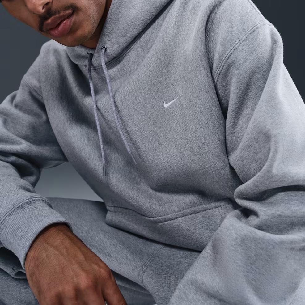 Nike Logo Loose Fit Hooded Long Sleeve Sweatshirt Men sweatshirt Dark-Gray HV1082-063