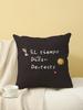 Spanish Quote Print Throw Pillow Cover, Cushion Case for Sofa Bedroom Living Room Couch Bed Office Chair Home Decor