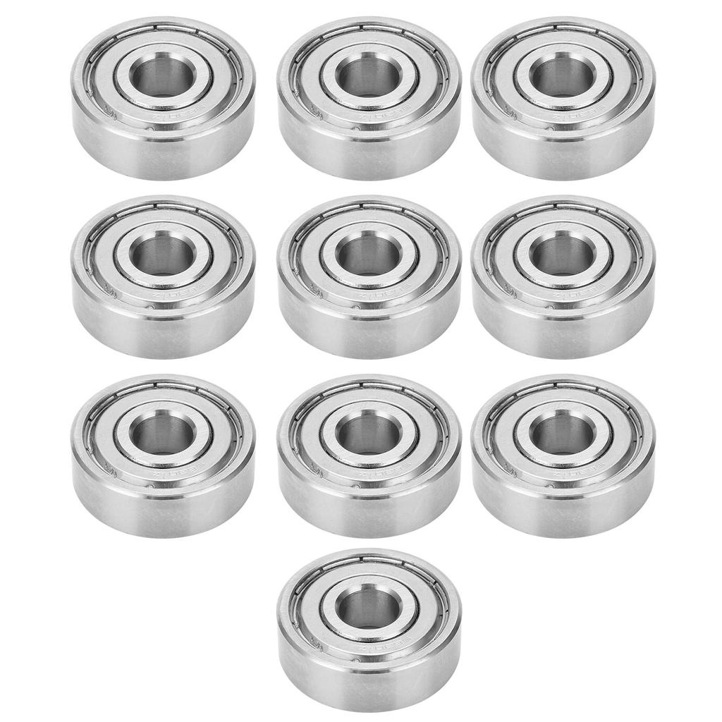 10 Stück Miniatur-Kugellager Edelstahl Hochgeschwindigkeits-Geräteteile S6301ZZ 37x12x12mm