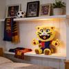Barcelona Football Mascot Plush Toy With Soft Pp Cotton Fill For Sports Fans