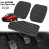 3Pcs Car Brake Clutch Accelerator Pedal Rubber Pad Cover Kit For SUZUKI Swift Samurai Sidekick Vitara Tracker Daewoo Matiz Tico