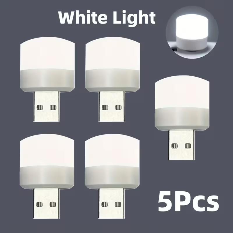 Mini USB Night Light Warm White Light for Eye Protection Bedroom Light USB-Powered LED Night Light Bedside Night Light
