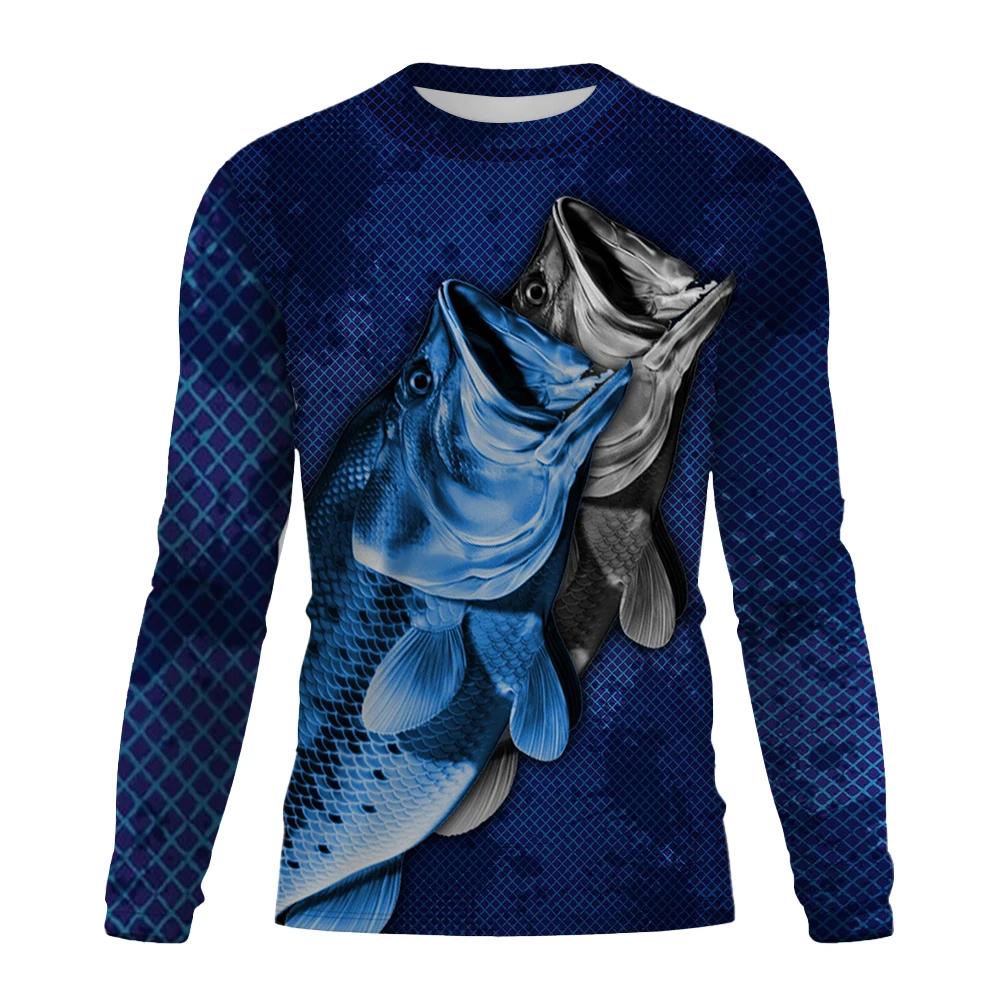 

Мужская рубашка для рыбалки/Топ с защитой от ультрафиолета, UPF50+ Мужская рубашка с длинным рукавом для рыбалки/Летняя спортивная мужская одежда на открытом воздухе 4XL