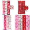 Bowknot Valentine's Day Party Backdrop Love Heart Streamers Hanging Curtains  Birthday Party