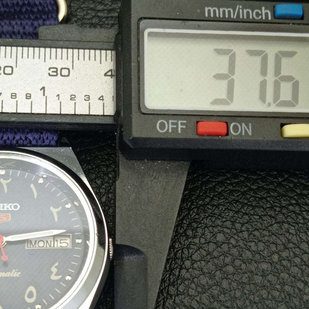 AUTOMATIC VINTAGE REFURBISHED SEIKO 5 6309A JAPAN MENS BLUE DIAL WATCH a441396-5 Sk-a441396