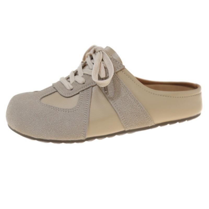 Slippers Women Summer Slides Loafers Platform Med Female Shoes Cover Toe 2025 Flat Luxury Fabric Rubber PU Rome Cotton