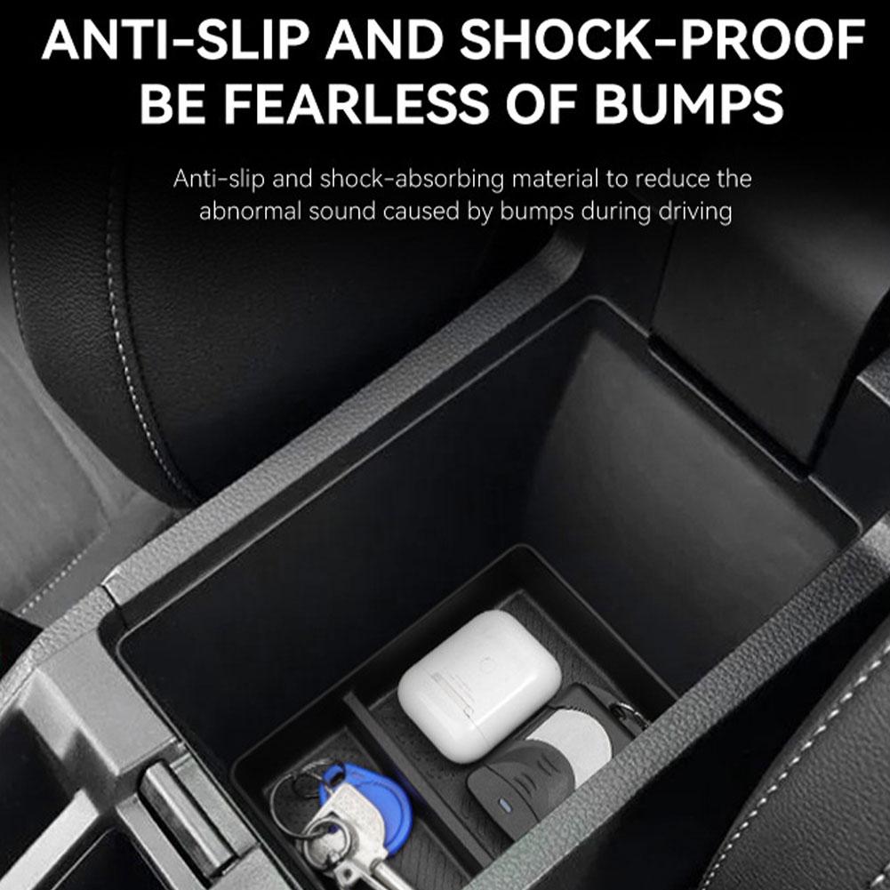 Armrest Storage Box For Wr-v 2025-2025 Armrest Lower Storage Box Car Tray Abs Organizer Black Accessories For W S4w3