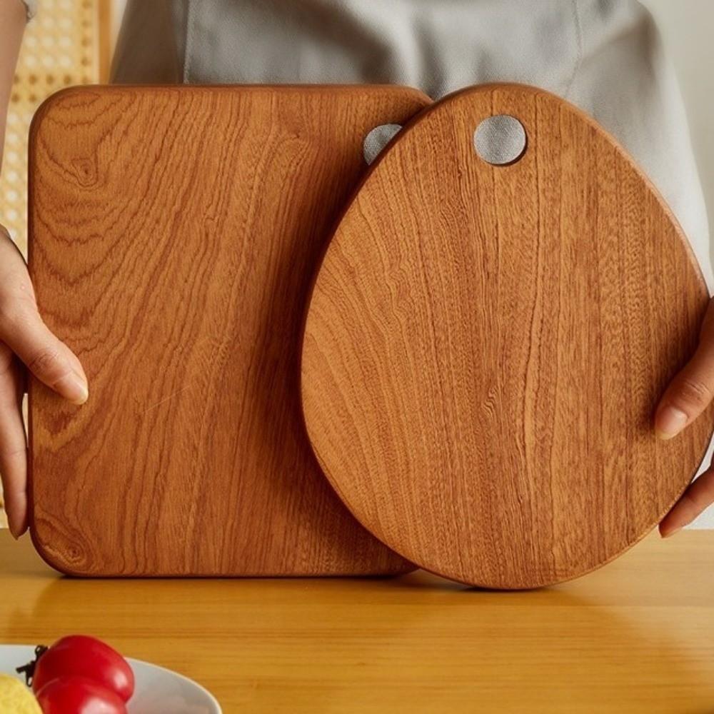 Solid Wood Anti-Mould Chopping Board Practical Baby Auxiliary Food Board Chopping Pad  Kitchen Use