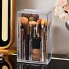 With Lid Cosmetic Brush Storage Box Transparent Makeup Brushes Holder  Makeup Tool