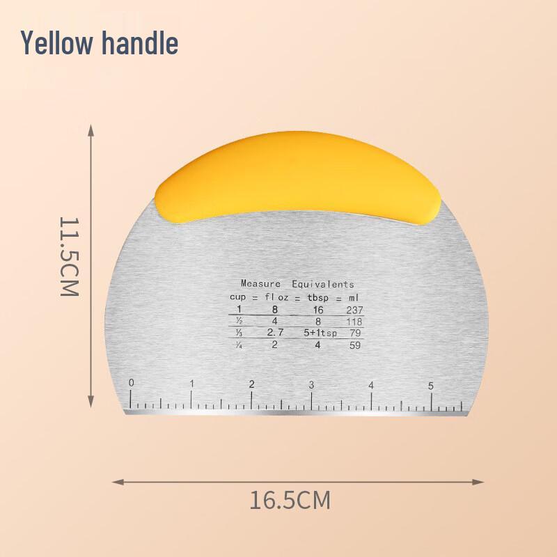 Stainless Steel Multi-function Dough Scraper Set