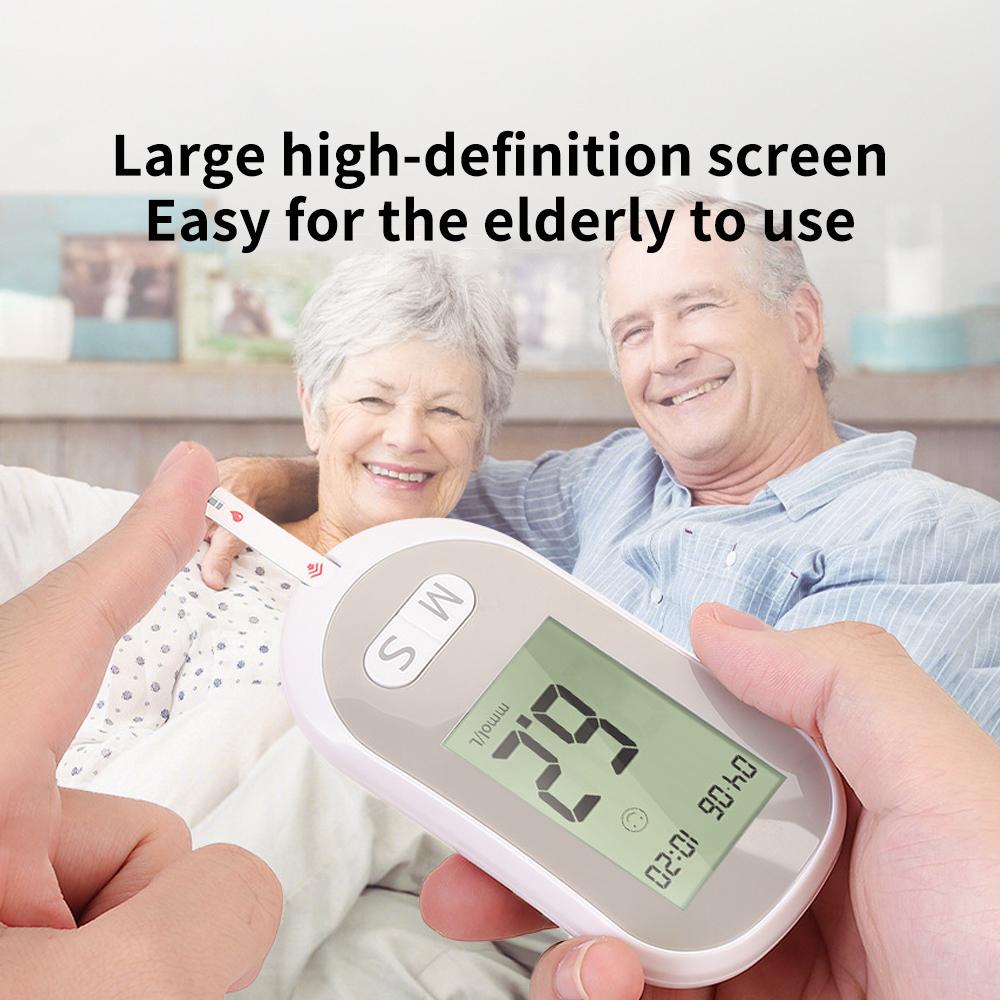 Glukometr navržený pro lidi středního a staršího věku