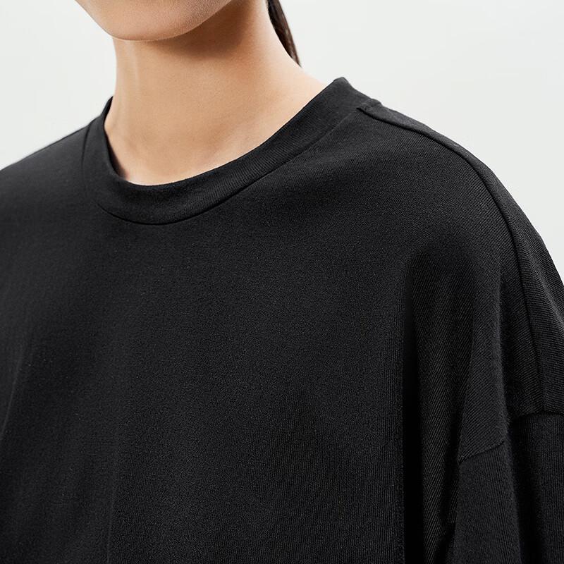 LESS 2025 Summer New Style Round Neck Mid-Sleeve T-Shirt