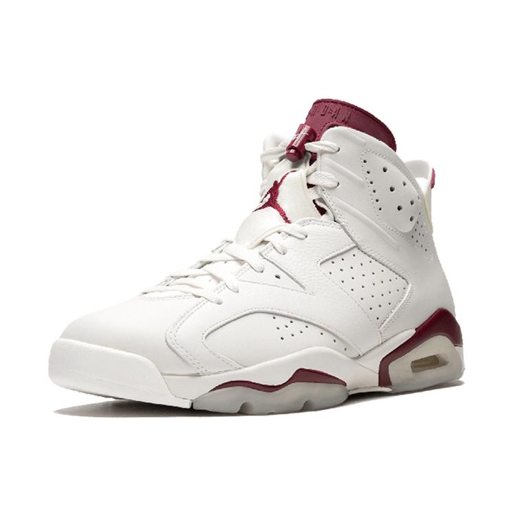 New JORDAN 6 Retro Maroon 2015 384664-116