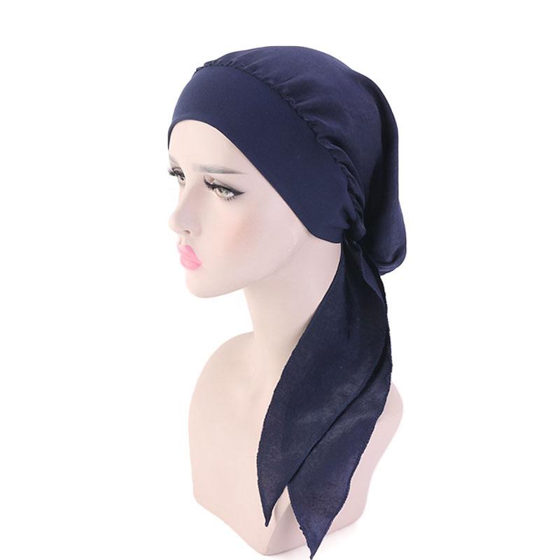 fashion printed flowers women inner hijabs cap muslim head scarf turban bonnet ready to wear ladies wrap under hijab caps