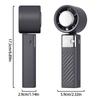 Multifuntional LED Display Fan Efficient Cooling Fan Quiet Powerful Fan 3000mAh Battery ABS Texture for Outdoor Travel
