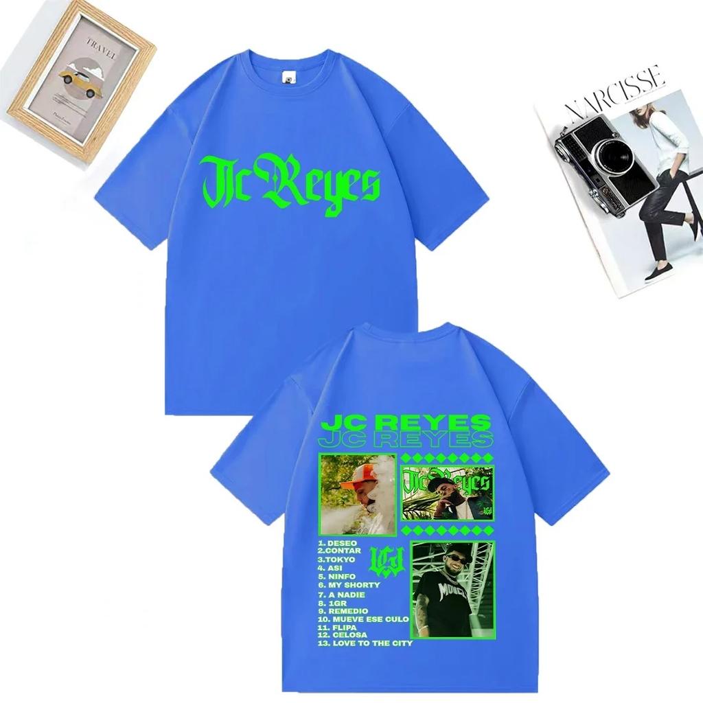 Rapper Jc Reyes Nacer De Nuevo Vintage T Shirt Men Women Hot Fashion Oversized 100% Cotton Clothing Short Sleeve Unisex T-shirts